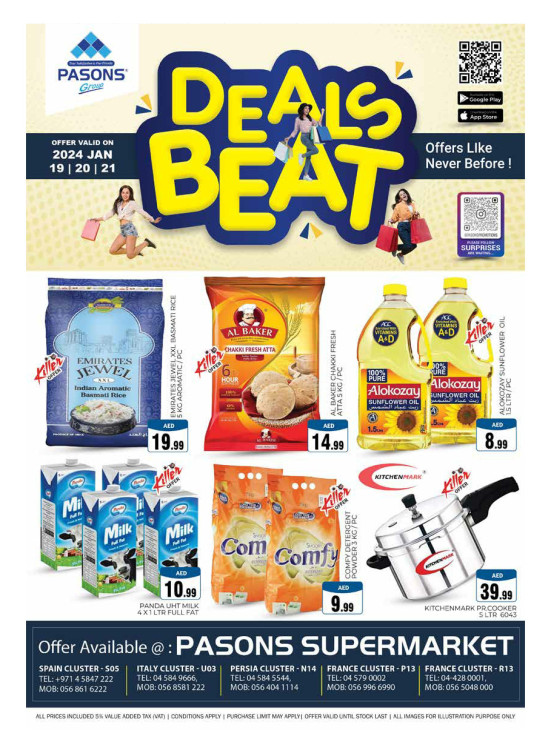 Weekend Offers - Pasons 18 Supermarket