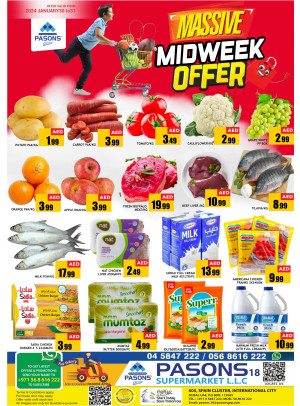 Midweek Deals - Pasons 18 Supermarket