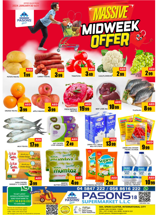 Midweek Deals - Pasons 18 Supermarket
