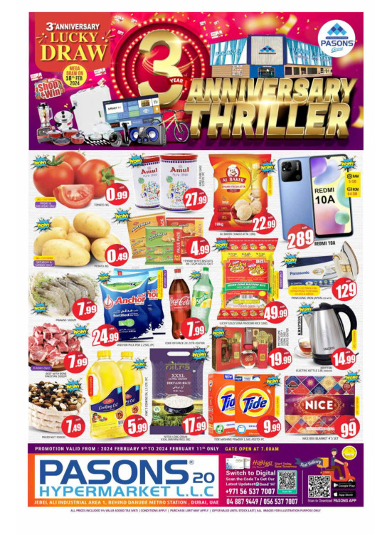 Weekend Deals - Pasons 20 Supermarket