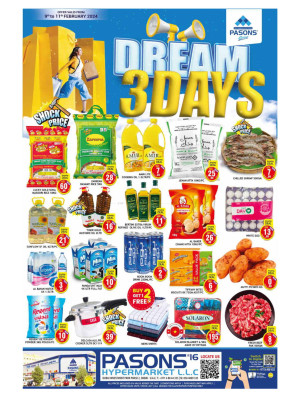 Weekend Deals - Pasons 16 Supermarket