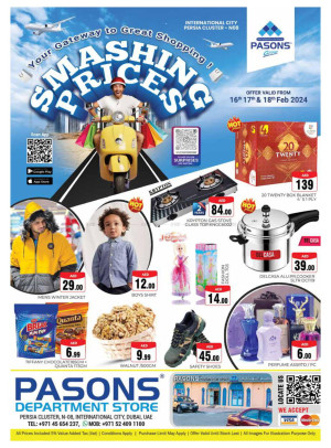 Weekend Deals - Pasons 21 Supermarket