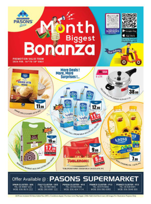 Weekend Offers - Pasons 18 Supermarket