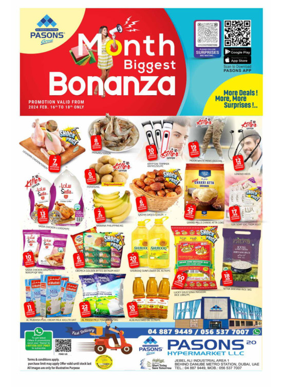 Weekend Deals - Pasons 20 Supermarket