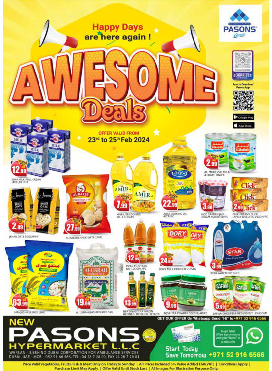Weekend Deals - Warsan