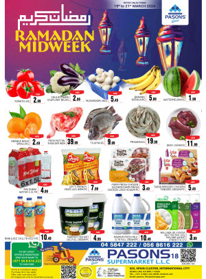 Midweek Deals - Pasons 18 Supermarket