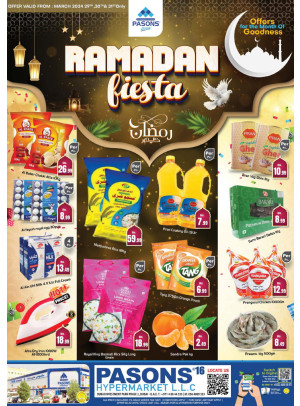 Ramadan Fiesta - Pasons 16 Supermarket