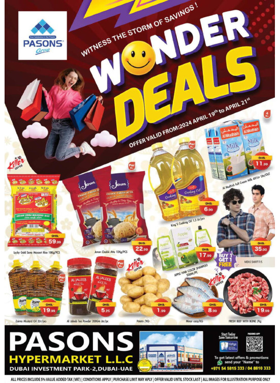 Weekend Deals - Pasons 15, Dip 2