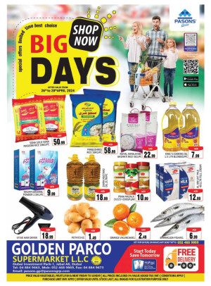 Weekend Deals - Golden Parco Supermarket