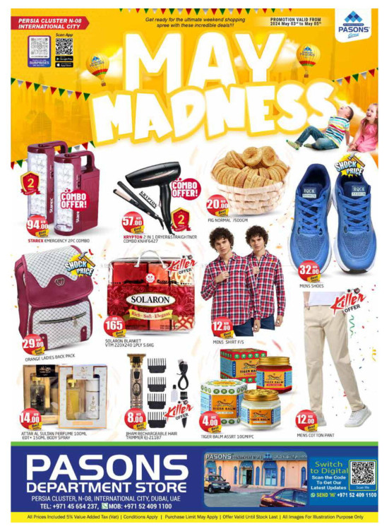 Weekend Deals - Pasons 21 Supermarket, Persia Cluster