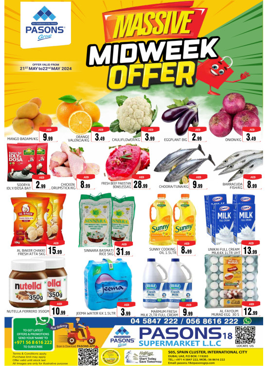Midweek Deals - Pasons 18 Supermarket