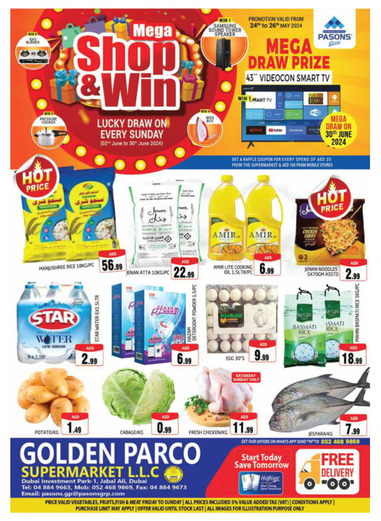 Weekend Deals - Golden Parco Supermarket