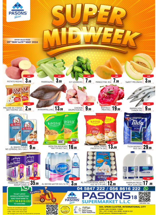 Midweek Deals - Pasons 18 Supermarket