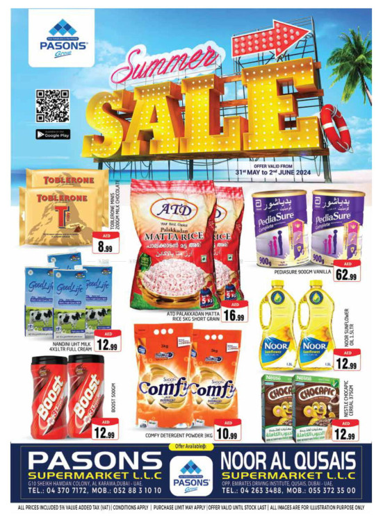 Weekend Deals - Noor Al Qusais Supermarket & Al Karama, Dubai