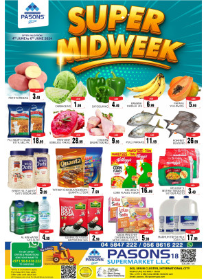 Midweek Deals - Pasons 18 Supermarket