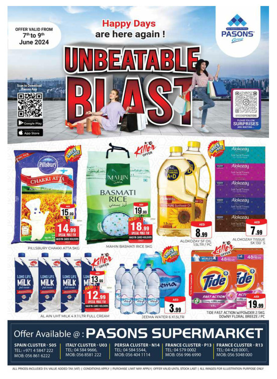 Weekend Deals - Pasons 18 Supermarket