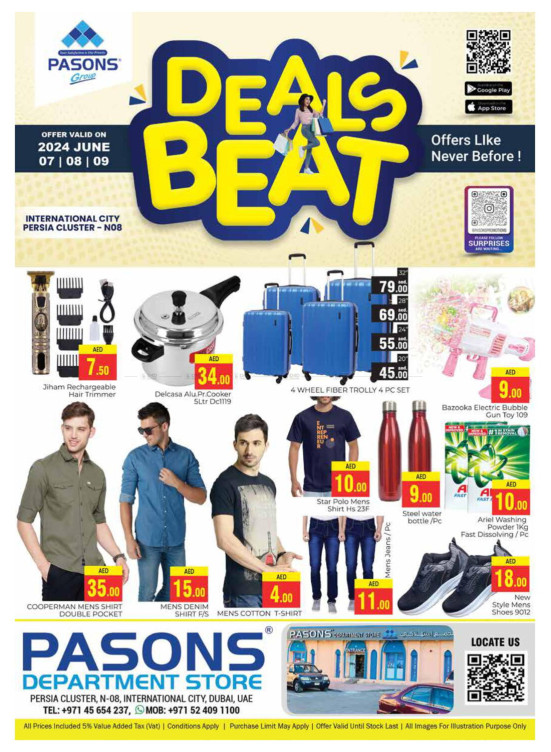 Weekend Deals - Pasons 21 Supermarket, Persia Cluster