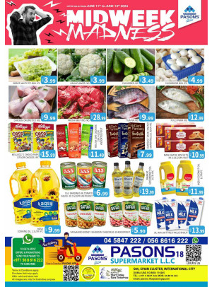 Midweek Deals - Pasons 18 Supermarket