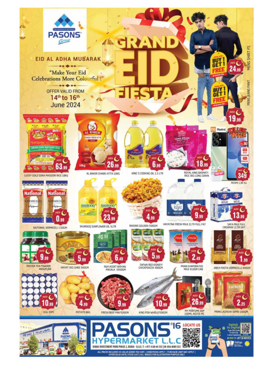 Eid Deals - Pasons 16 Supermarket