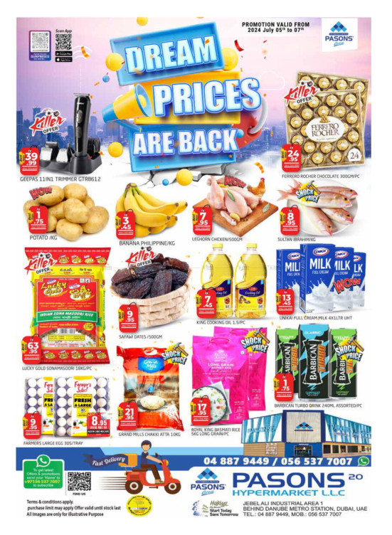 Weekend Deals - Pasons 20 Supermarket