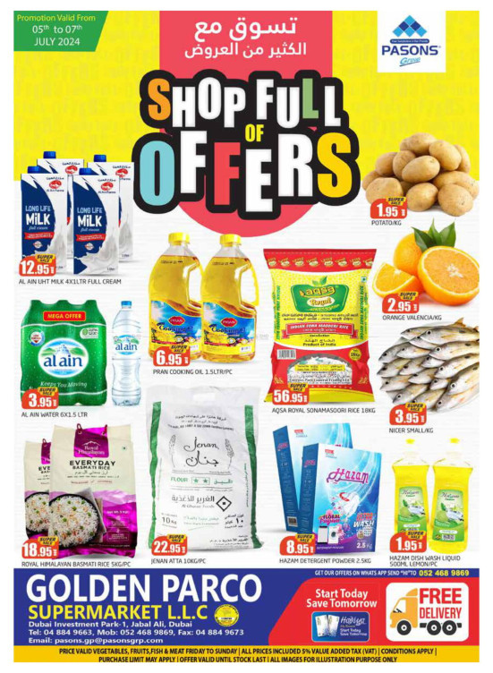 Weekend Deals - Golden Parco Supermarket