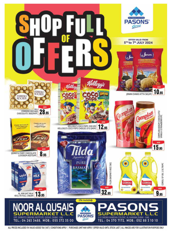 Weekend Deals - Noor Al Qusais Supermarket & Al Karama, Dubai