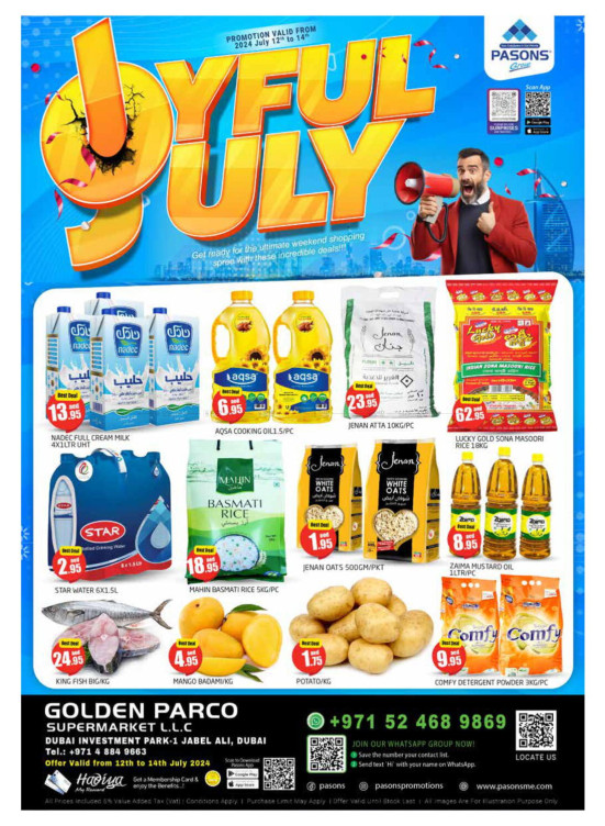 Weekend Deals - Golden Parco Supermarket