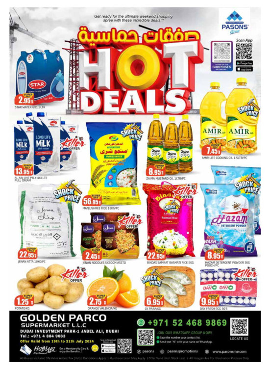 Weekend Deals - Golden Parco Supermarket