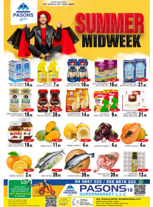 Midweek Deals - Pasons 18 Supermarket