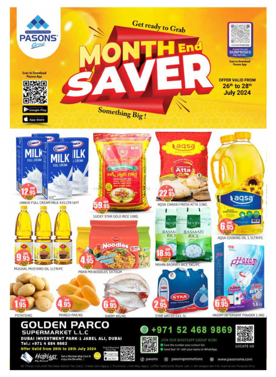 Weekend Deals - Golden Parco Supermarket