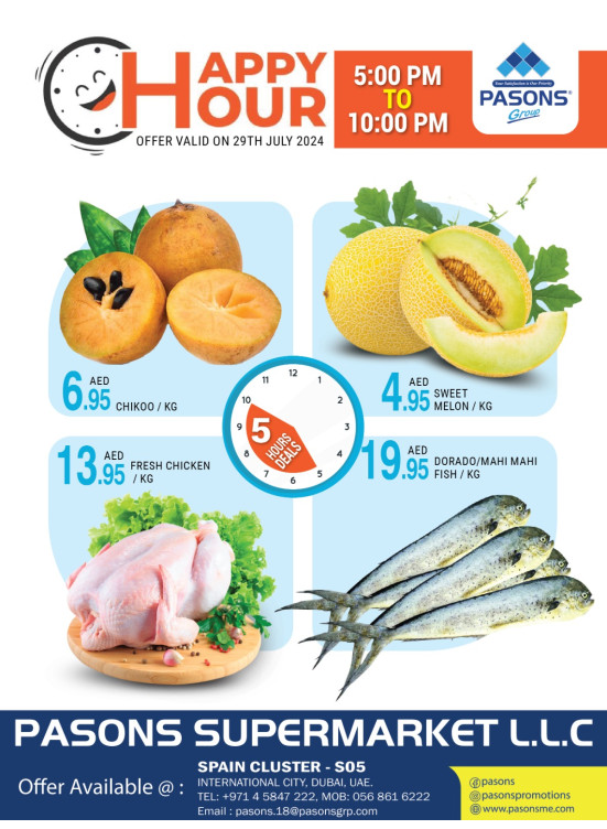 Happy Hours - Pasons 20 Supermarket