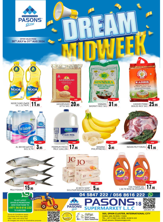 Midweek Deals - Pasons 18 Supermarket