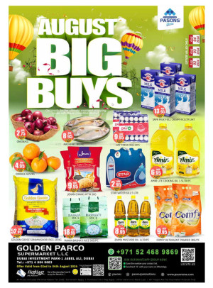 Weekend Deals - Golden Parco Supermarket