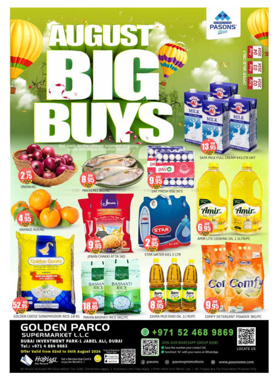 Weekend Deals - Golden Parco Supermarket