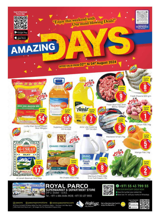 Weekend Deals - Royal Parco Supermarket & Department Store DIP2