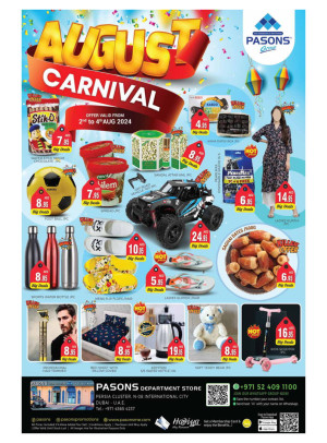 Weekend Deals - Pasons 21 Supermarket, Persia Cluster