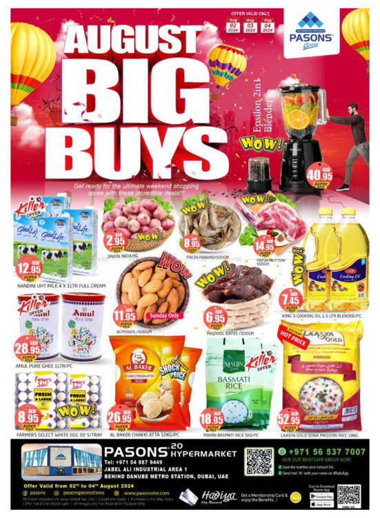 Weekend Deals - Pasons 20 Supermarket