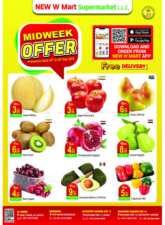 Midweek Offers