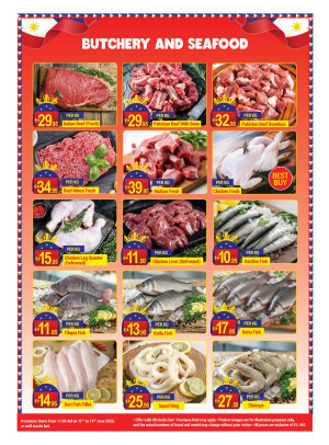 Butchery & Seafood Sale