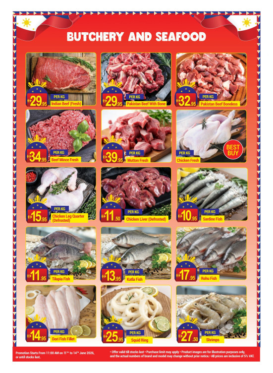 Butchery & Seafood Sale