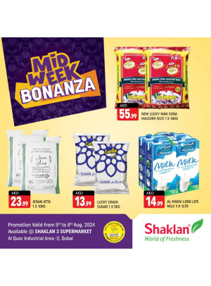 Midweek Deals - Shaklan 3 Supermarket, Al quoz Ind 2