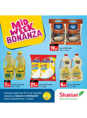 Midweek Deals - Shaklan 3 Supermarket, Al quoz Ind 2