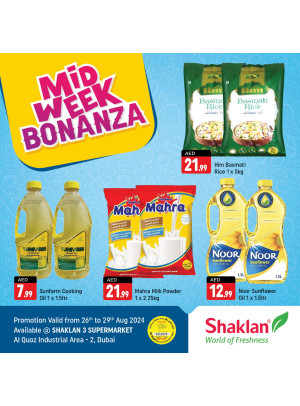 Midweek Deals - Shaklan 3 Supermarket, Al quoz Ind 2