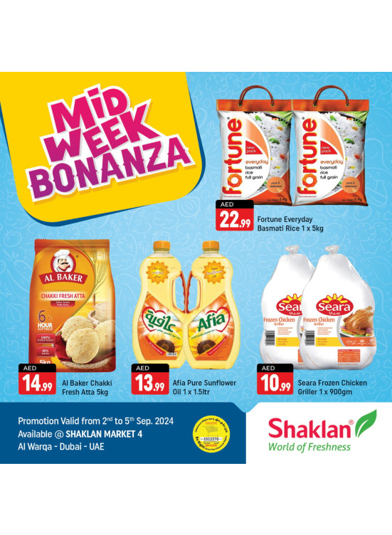 Midweek Bonanza - Shaklan Market 4, Al Warqa 1