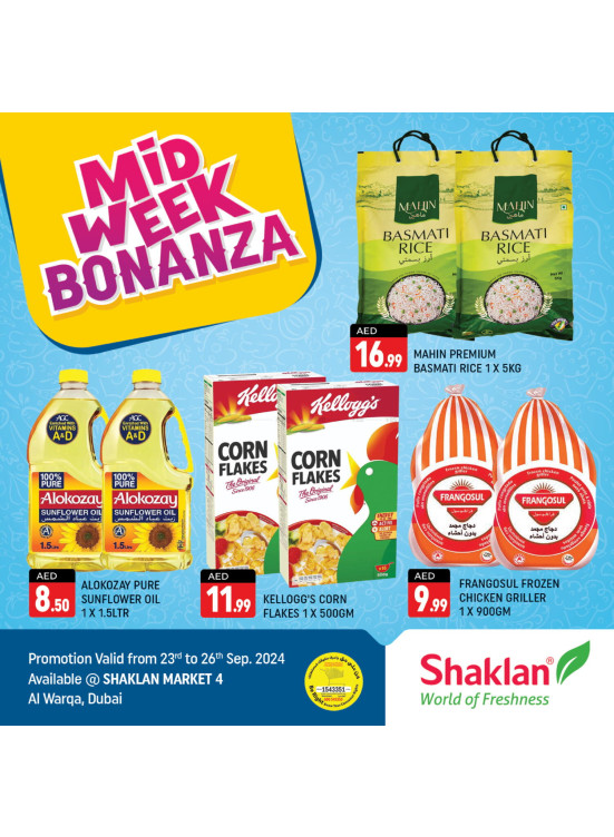 Midweek Bonanza - Shaklan Market 4, Al Warqa 1