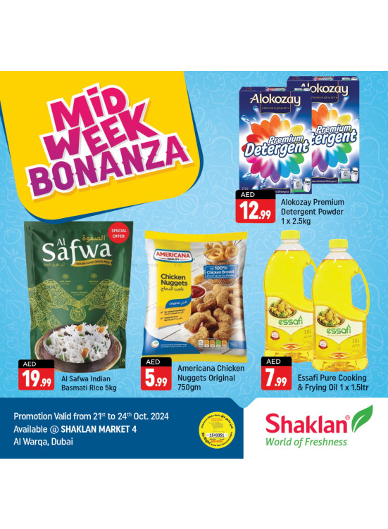 Midweek Bonanza - Shaklan Market 4, Al Warqa 1