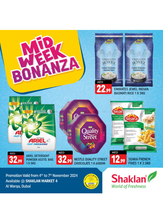 Midweek Bonanza - Shaklan Market 4, Al Warqa 1