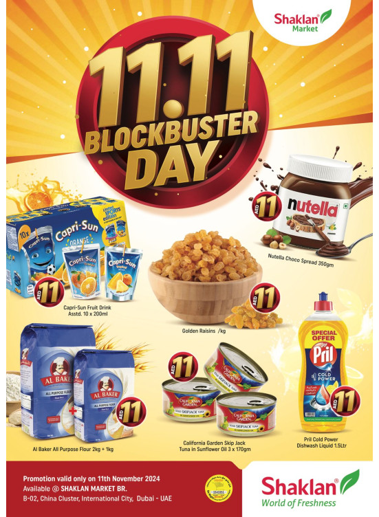 11.11 Blockbuster Day - B02 China Cluster, Dubai