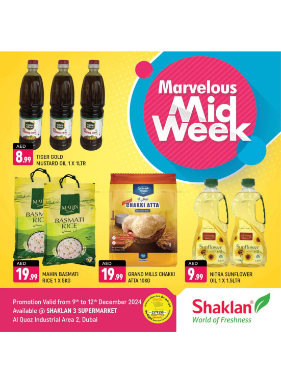 Marvelous Midweek - Shaklan 3 Supermarket, Al quoz Ind 2