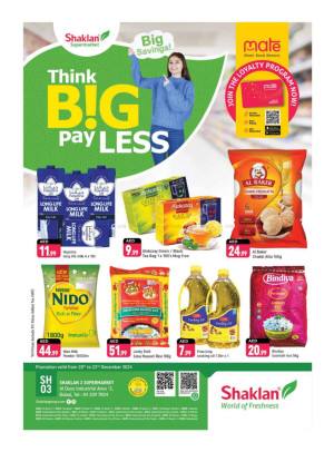 Big Savings - Shaklan 3 Supermarket, Al quoz Ind 2